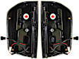 2014 Toyota Tundra SR5 - Driver and Passenger Side LED Tail Light, With bulb(s), Clear Lens, Black Interior