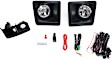 Front, Driver and Passenger Side Halogen Fog Light, With bulb(s)