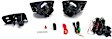 Front, Driver and Passenger Side Halogen Fog Light, With bulb(s)