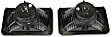 Driver and Passenger Side Headlights, with Bulbs, Halogen, 4 x 6 in. Round Conversion Headlights, H4651 Type Upgrade