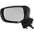 Driver Side Mirror, Power Adjust, Manual Folding, Heated, Chrome, In-housing Signal Light, With memory, No Puddle Light, No Auto-Dimming, With Blind Spot Light in Housing, 4 Cyl., 2.5L Engine