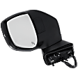 Driver Side Mirror, Power Adjust, Manual Folding, Heated, Chrome, In-housing Signal Light, With memory, No Puddle Light, No Auto-Dimming, With Blind Spot Light in Housing, 4 Cyl., 2.5L Engine