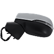 Driver Side Mirror, Power Adjust, Manual Folding, Heated, Chrome, In-housing Signal Light, With memory, No Puddle Light, No Auto-Dimming, With Blind Spot Light in Housing, 4 Cyl., 2.5L Engine