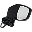 Passenger Side Mirror, Power Adjust, Manual Folding, Heated, Chrome, In-housing Signal Light, With memory, No Puddle Light, No Auto-Dimming, With Blind Spot Light in Housing, 4 Cyl., 2.5L Engine