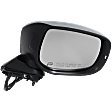 Passenger Side Mirror, Power Adjust, Manual Folding, Heated, Chrome, In-housing Signal Light, With memory, No Puddle Light, No Auto-Dimming, With Blind Spot Light in Housing, 4 Cyl., 2.5L Engine