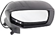 Passenger Side Mirror, Power Adjust, Manual Folding, Non-Heated, Paintable, No Signal Light, No Memory, No Puddle Light, No Auto-Dimming, No Blind Spot Feature