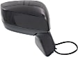 Passenger Side Mirror, Power Adjust, Manual Folding, Non-Heated, Paintable, No Signal Light, No Memory, No Puddle Light, No Auto-Dimming, No Blind Spot Feature