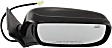 Passenger Side Mirror, Power, Manual Folding, Heated, Paintable, No Signal Light, No Memory, No Puddle Light, No Auto-Dimming, No Blind Spot Feature