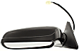 Driver Side Mirror, Power Adjust, Manual Folding, Heated, Paintable, No Signal Light, No Memory, No Puddle Light, No Auto-Dimming, No Blind Spot Feature