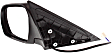 Driver Side Mirror, Power Adjust, Manual Folding, Non-Heated, Textured Black, No Signal Light, No Memory, No Puddle Light, No Auto-Dimming, No Blind Spot Feature