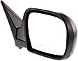 Passenger Side Mirror, Power Adjust, Manual Folding, Non-Heated, Textured Black, No Signal Light, No Memory, No Puddle Light, No Auto-Dimming, No Blind Spot Feature