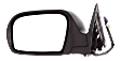 2013 Subaru Impreza - Driver Side Mirror, Power Adjust, Heated, Textured Black, Manual Folding, No Signal Light, No Blind Spot Feature, No Memory, No Puddle Light, No Auto-Dimming, Sedan