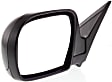2013 Subaru Impreza - Driver Side Mirror, Power Adjust, Heated, Textured Black, Manual Folding, No Signal Light, No Blind Spot Feature, No Memory, No Puddle Light, No Auto-Dimming, Sedan