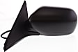 2013 Subaru Impreza - Driver Side Mirror, Power Adjust, Heated, Textured Black, Manual Folding, No Signal Light, No Blind Spot Feature, No Memory, No Puddle Light, No Auto-Dimming, Sedan