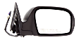 2008 Subaru Impreza - Passenger Side Mirror, Power Adjust, Heated, Textured Black, Manual Folding, No Signal Light, No Blind Spot Feature, No Memory, No Puddle Light, No Auto-Dimming