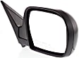 2008 Subaru Impreza - Passenger Side Mirror, Power Adjust, Heated, Textured Black, Manual Folding, No Signal Light, No Blind Spot Feature, No Memory, No Puddle Light, No Auto-Dimming