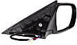2008 Subaru Impreza - Passenger Side Mirror, Power Adjust, Heated, Textured Black, Manual Folding, No Signal Light, No Blind Spot Feature, No Memory, No Puddle Light, No Auto-Dimming