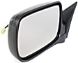 Driver Side Mirror, Power Adjust, Manual Folding, Heated, Textured Black, No Signal Light, No Memory, No Puddle Light, No Auto-Dimming, No Blind Spot Feature