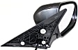 Passenger Side Mirror, Power Adjust, Manual Folding, Non-Heated, Paintable, No Signal Light, No Memory, No Puddle Light, No Auto-Dimming, No Blind Spot Feature