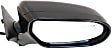 Passenger Side Mirror, Power Adjust, Manual Folding, Heated, Textured Black, No Signal Light, No Memory, No Puddle Light, No Auto-Dimming, No Blind Spot Feature