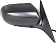 Passenger Side Mirror, Power Adjust, Manual Folding, Heated, Textured Black, No Signal Light, No Memory, No Puddle Light, No Auto-Dimming, No Blind Spot Feature
