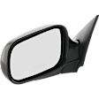 Driver Side Mirror, Power Adjust, Non-Heated, Manual Folding, Paintable, No Signal Light, No Memory, No Puddle Light, No Auto-Dim, No Blind Spot Feature