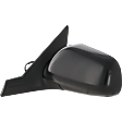 Driver Side Mirror, Power Adjust, Non-Heated, Manual Folding, Paintable, No Signal Light, No Memory, No Puddle Light, No Auto-Dim, No Blind Spot Feature
