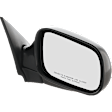 2003 Subaru Impreza Outback - Passenger Side Mirror, Power Adjust, Non-Heated, Paintable, Manual Folding, No Signal Light, No Blind Spot Feature, No Memory, No Puddle Light, No Auto-Dimming