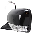 Driver Side Mirror, Power Adjust, Manual Folding, Heated, Paintable, In-housing Signal Light, No Memory, No Puddle Light, No Auto-Dimming, No Blind Spot Feature