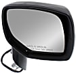 Passenger Side Mirror, Power Adjust, Manual Folding, Heated, Paintable, No Signal Light, No Memory, No Puddle Light, No Auto-Dimming, No Blind Spot Feature