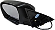 Driver Side Mirror, Power Adjust, Manual Folding, Heated, Paintable, No Signal Light, No Memory, No Puddle Light, No Auto-Dimming, No Blind Spot Feature