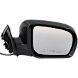 Passenger Side Mirror, Power Adjust, Manual Folding, Heated, Paintable, No Signal Light, No Memory, No Puddle Light, No Auto-Dimming, No Blind Spot Feature