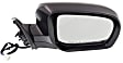 Passenger Side Mirror, Power Adjust, Manual Folding, Non-Heated, Paintable, No Signal Light, No Memory, No Puddle Light, No Auto-Dimming, No Blind Spot Feature