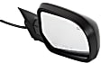 Passenger Side Mirror, Power Adjust, Heated, Manual Folding, With 1 Paintable and 1 Textured Black Cap, No Signal Light, No Memory, No Puddle Light, No Auto-Dimming, No Blind Spot Feature