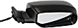 Passenger Side Mirror, Power Adjust, Heated, Manual Folding, With 1 Paintable and 1 Textured Black Cap, No Signal Light, No Memory, No Puddle Light, No Auto-Dimming, No Blind Spot Feature