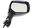 Passenger Side Mirror, Power Adjust, Heated, Manual Folding, Paintable, In-housing Signal Light, No Memory, No Puddle Light, No Auto-Dim, No Blind Spot Feature