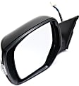 Driver Side Mirror, Power Adjust, Manual Folding, Heated, Paintable, In-housing Signal Light, No Memory, No Puddle Light, No Auto-Dimming, No Blind Spot Feature