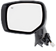 2014 Subaru Forester - Driver Side Mirror, Power Adjust, Heated, With 1 Paintable and 1 Textured Black Cap, Manual Folding, No Signal Light, No Blind Spot Feature, No Memory, No Puddle Light, No Auto-Dimming