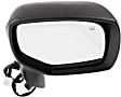 Passenger Side Mirror, Power Adjust, Heated, Manual Folding, With 1 Paintable and 1 Textured Black Cap, No Signal Light, No Memory, No Puddle Light, No Auto-Dim, No Blind Spot Feature