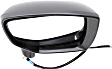 2016 Subaru Impreza Base - Passenger Side Mirror, Power Adjust, Non-Heated, Textured Black, Manual Folding, No Signal Light, No Blind Spot Feature, No Memory, No Puddle Light, No Auto-Dimming