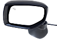 Driver Side Mirror, Power Adjust, Manual Folding, Heated, Textured Black, No Signal Light, No Memory, No Puddle Light, No Auto-Dimming, No Blind Spot Feature