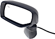 Driver Side Mirror, Power Adjust, Manual Folding, Heated, Textured Black, No Signal Light, No Memory, No Puddle Light, No Auto-Dimming, No Blind Spot Feature