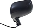 Driver Side Mirror, Power Adjust, Manual Folding, Heated, Textured Black, No Signal Light, No Memory, No Puddle Light, No Auto-Dimming, No Blind Spot Feature