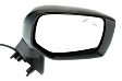Passenger Side Mirror, Power, Manual Folding, Heated, Paintable, In-housing Signal Light, No Memory, No Puddle Light, No Auto-Dimming, With Blind Spot Detection in Glass