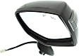 Passenger Side Mirror, Power, Manual Folding, Heated, Paintable, In-housing Signal Light, No Memory, No Puddle Light, No Auto-Dimming, With Blind Spot Detection in Glass