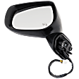 Driver Side Mirror, Power Adjust, Manual Folding, Heated, Paintable, No Signal Light, No Memory, No Puddle Light, No Auto-Dimming, With Blind Spot Light in Housing, 4 Cyl., 2.5L Engine