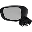 Driver Side Mirror, Power Adjust, Manual Folding, Heated, Paintable, In-housing Signal Light, No Memory, No Puddle Light, No Auto-Dimming, No Blind Spot Feature, 4 Cyl., 2.5L Engine