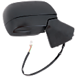 Passenger Side Mirror, Power, Heated, Manual Folding, Textured Black, No Signal Light, No Memory, No Puddle Light, No Auto-Dimming, No Blind Spot Feature