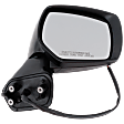 Passenger Side Mirror, Power, Heated, Manual Folding, Textured Black, No Signal Light, No Memory, No Puddle Light, No Auto-Dimming, No Blind Spot Feature