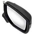 Passenger Side Mirror, Power Adjust, Manual Folding, Heated, Chrome, In-Housing Signal Light, With Memory, No Puddle Light, No Auto-Dimming, No Blind Spot Feature